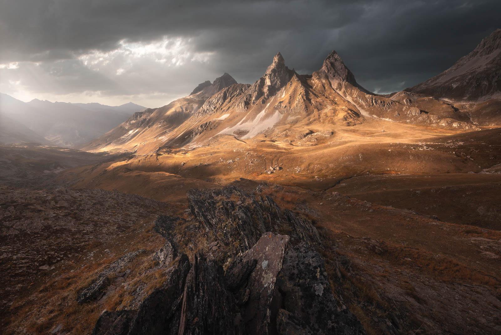 Dramatic Mountain Landscape